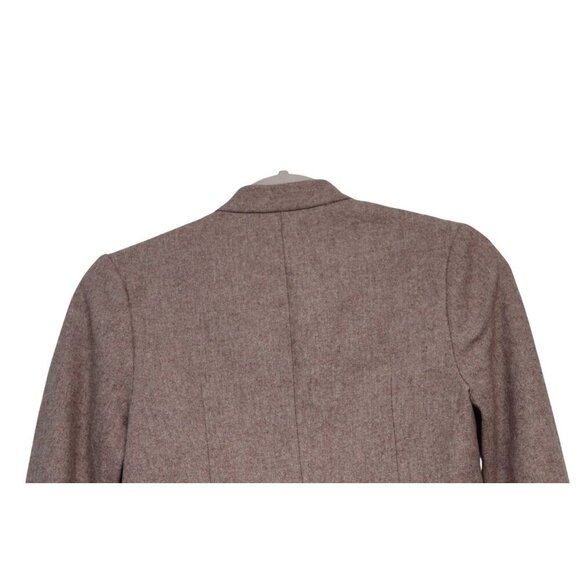 Anthropologie TABITHA Blazer Jacket Size 4 Wool Pleated Preppy Equestrian Office - Picture 11 of 15